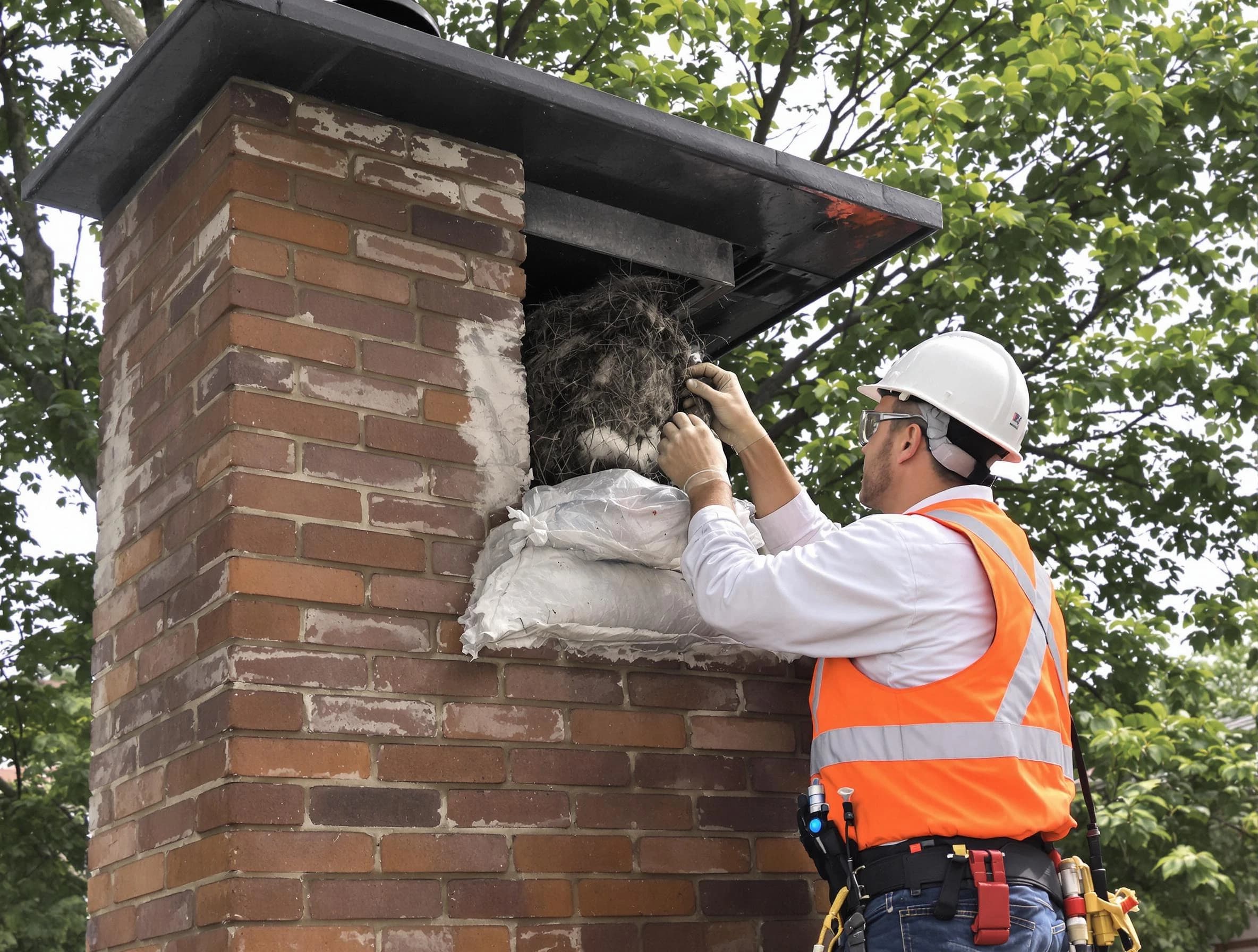 Humane removal of debris and animals by Millcreek Chimney Sweep in Millcreek, UT