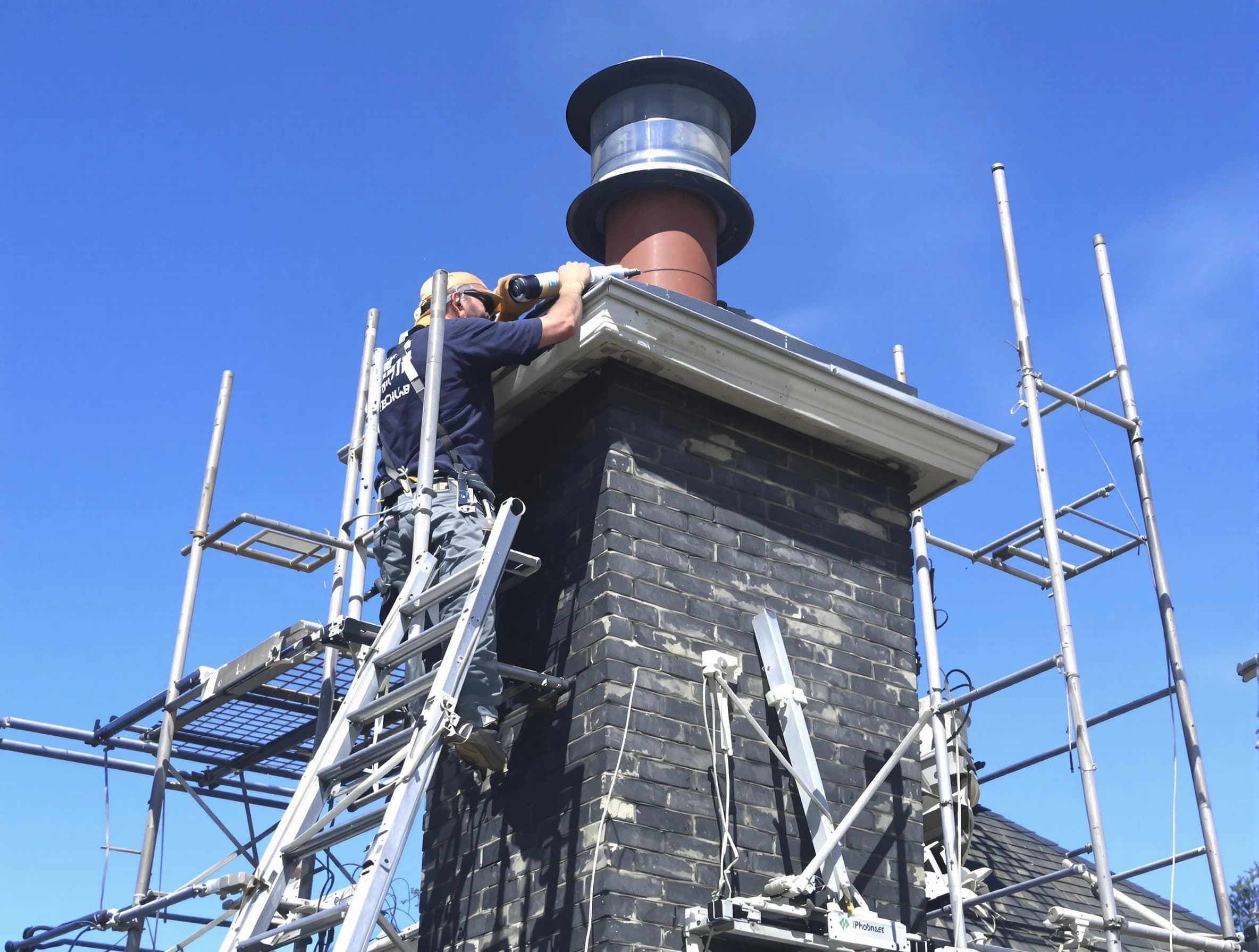 Sturdy chimney crown finished by Millcreek Chimney Sweep in Millcreek, UT