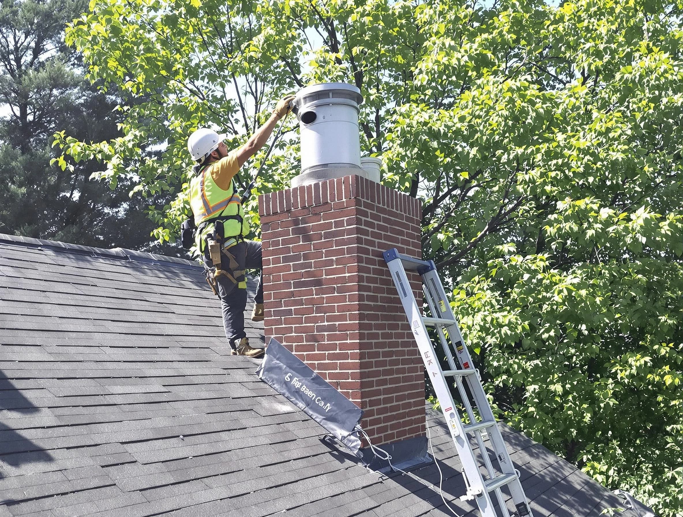 Chimney liner inspection by Millcreek Chimney Sweep in Millcreek, UT