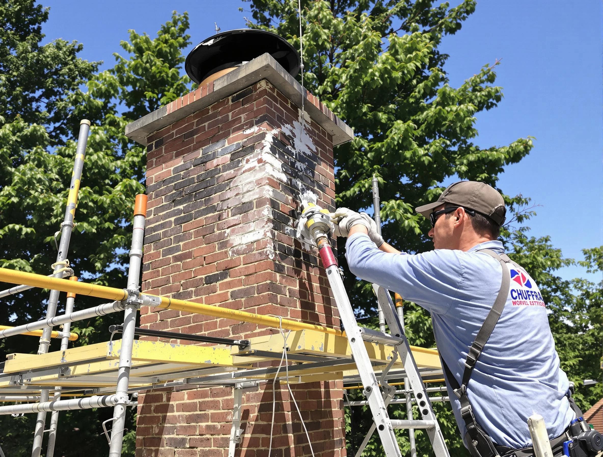Structural chimney repair by Millcreek Chimney Sweep in Millcreek, UT
