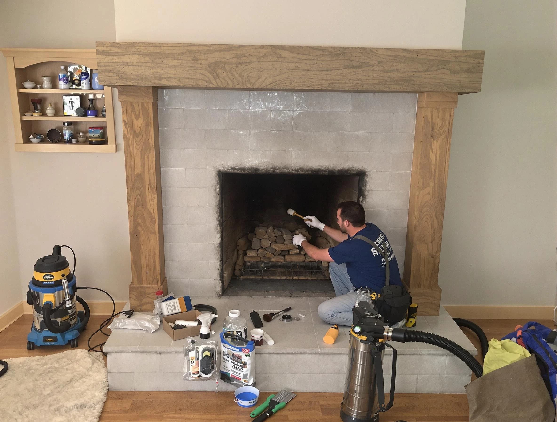 Detailed creosote removal process by Millcreek Chimney Sweep in Millcreek, UT