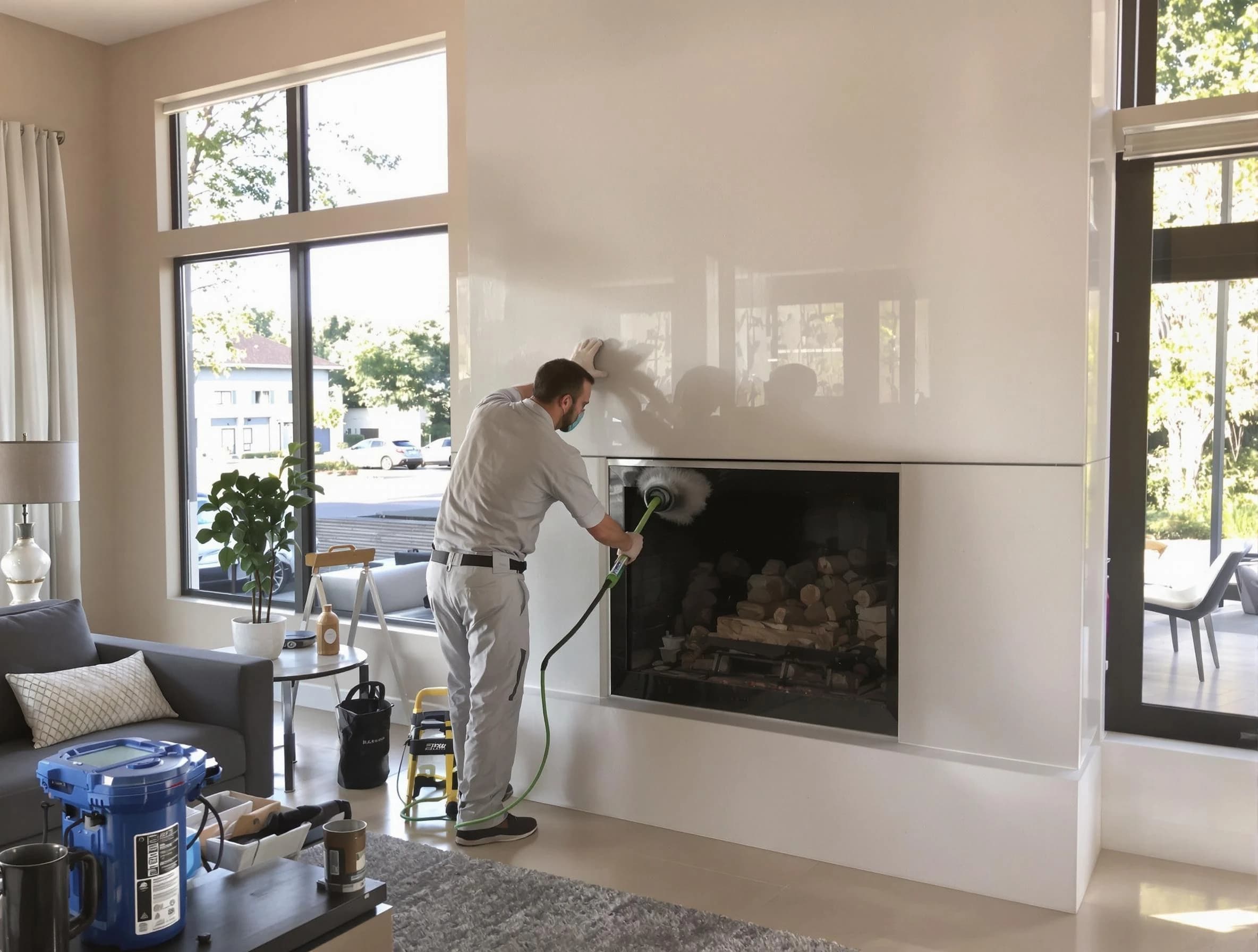 Millcreek Chimney Sweep performing thorough soot removal in Millcreek, UT